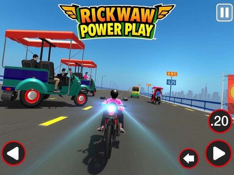 Rickshaw Power Play gameplay screenshot